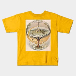 Yggdrasil Tree of Life Kids T-Shirt